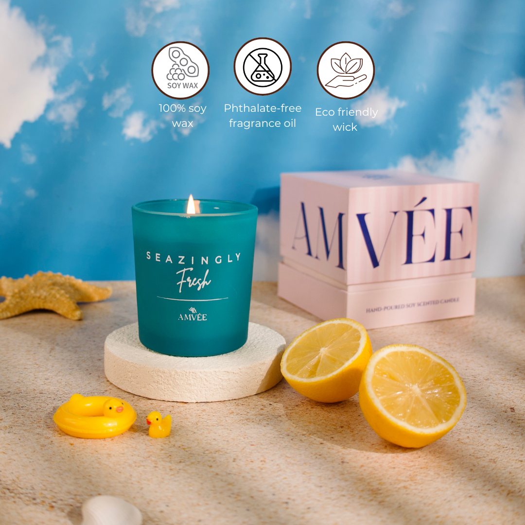 Seazingly Fresh - Single Wick Soy Wax Candle