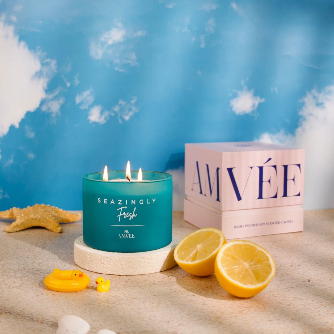 Seazingly Fresh - 3 Wick Soy Wax Candle