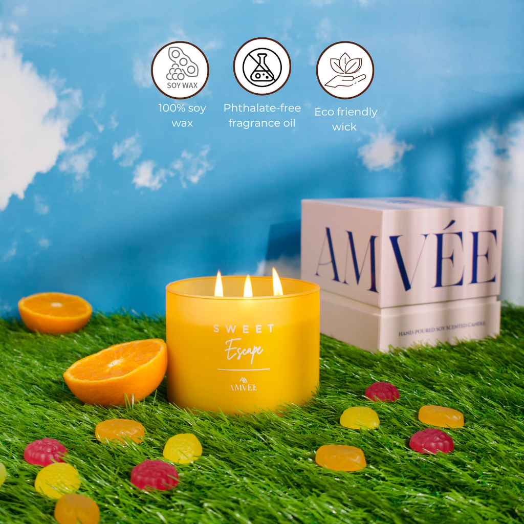Sweet Escape - 3 Wick Soy Wax Candle