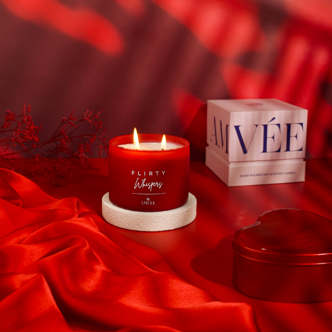 Flirty Whispers - 3 Wick Soy Wax Candle