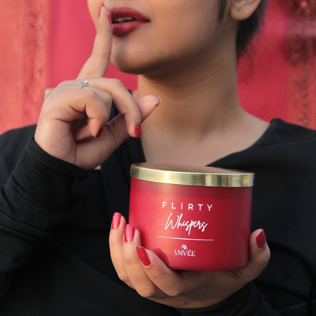 Flirty Whispers - 3 Wick Soy Wax Candle
