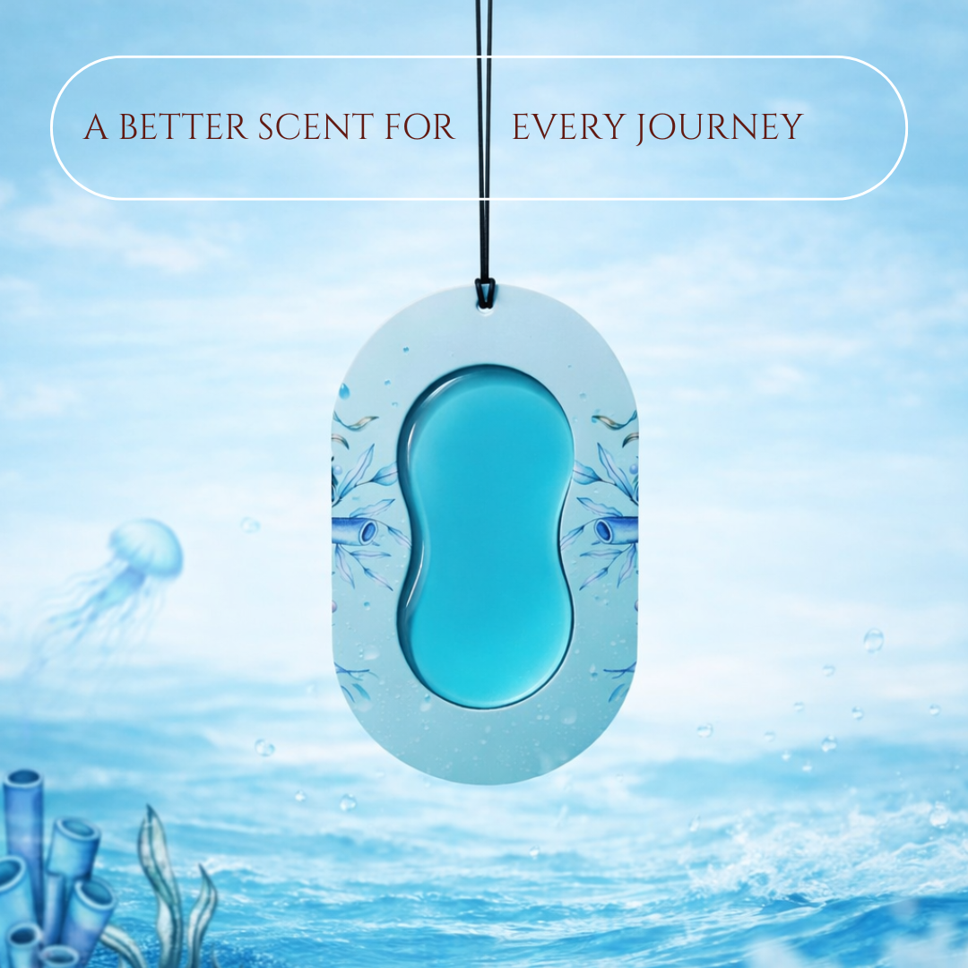 Aqua Gel Wink Hanging Car Perfume - Pack of 4