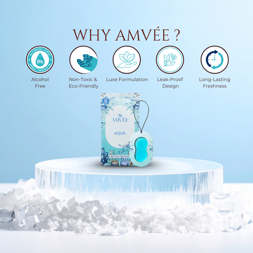 Aqua Gel Wink Hanging Car Perfume - Pack of 4