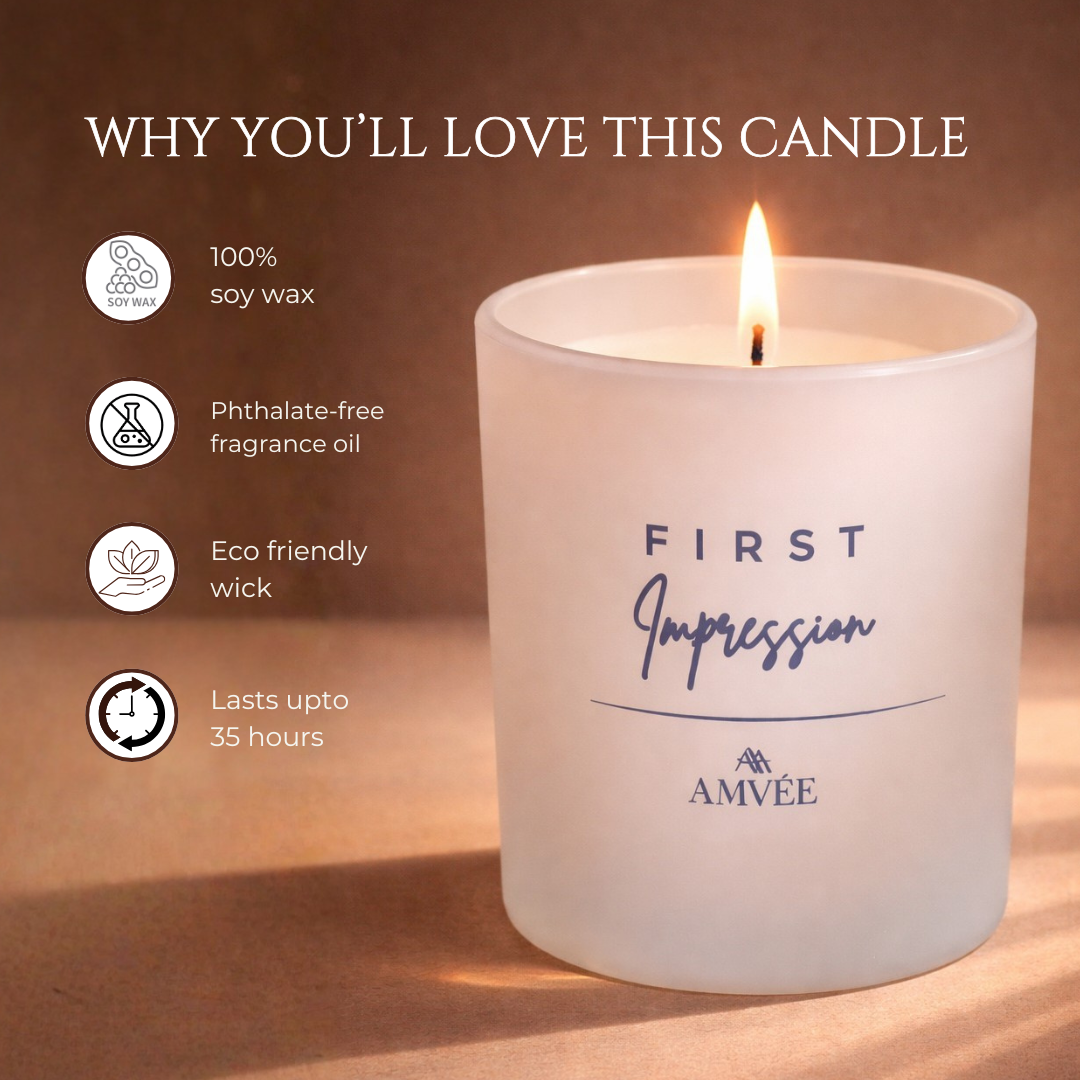 First Impression - Single Wick Soy Wax Candle