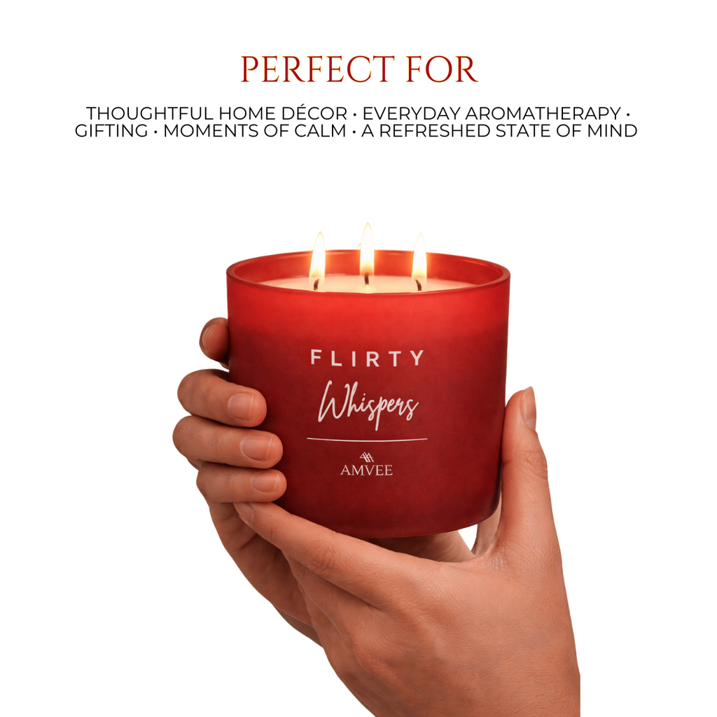 Flirty Whispers - 3 Wick Soy Wax Candle