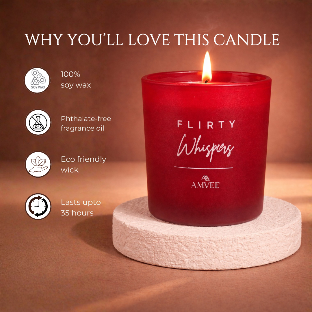 Flirty Whispers - Single Wick Soy Wax Candle