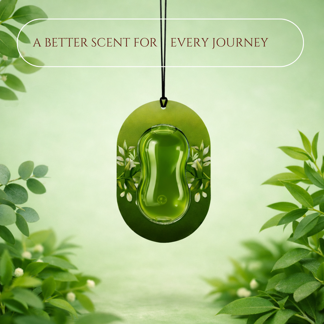 Green Fresh Gel Wink Hanging Car Perfume – Pack of 4