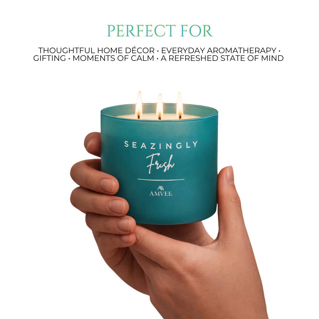 Seazingly Fresh - 3 Wick Soy Wax Candle