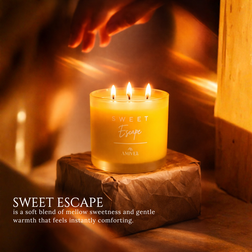 Sweet Escape - 3 Wick Soy Wax Candle